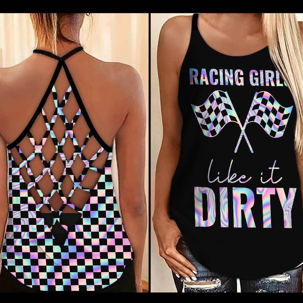 Racing Girl Cross Tank Top
