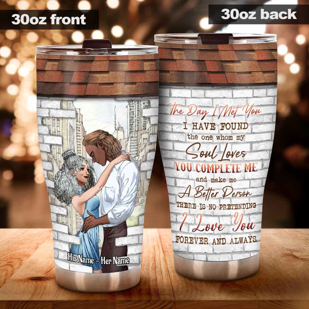 When We Get To The End - Personalized Couple Tumbler