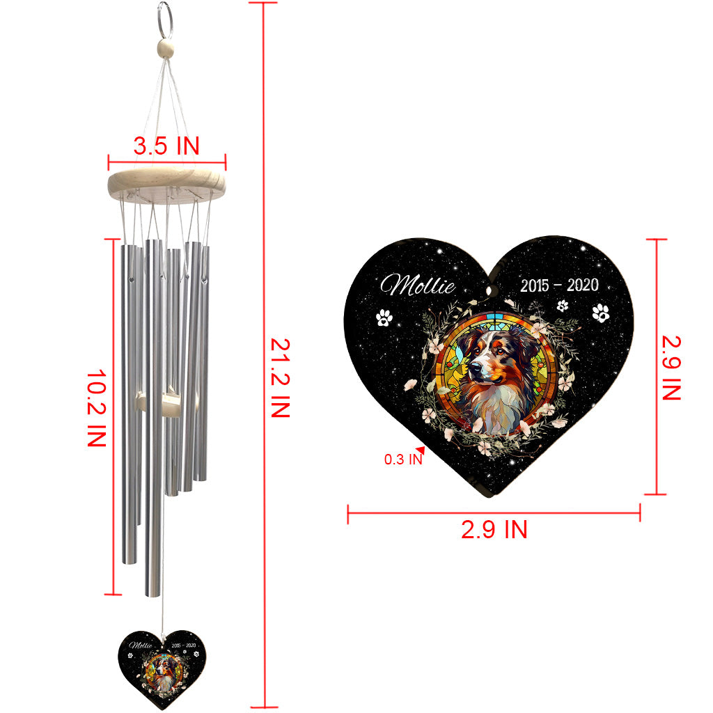 Love You - Personalized Dog Wind Chime