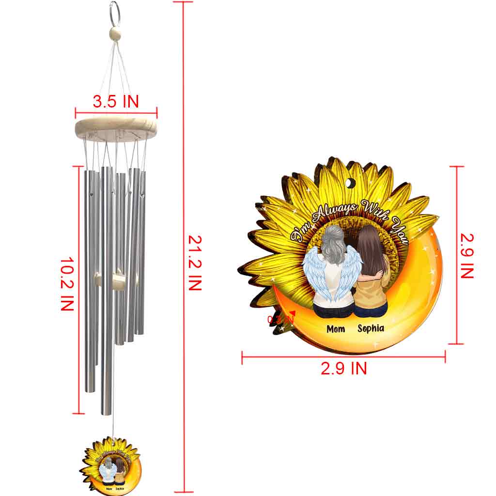 I'm Always With You - Personalized Memorial Wind Chime