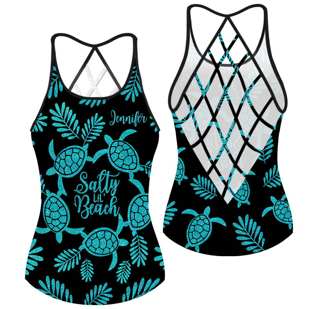 Personalisiertes Tanktop mit Schildkrötenkreuz