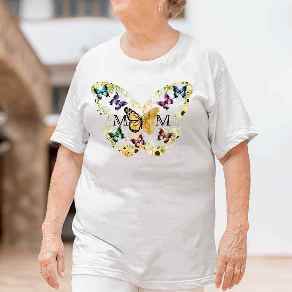 Mom Butterfly - Personalized Mother T-shirt and Hoodie