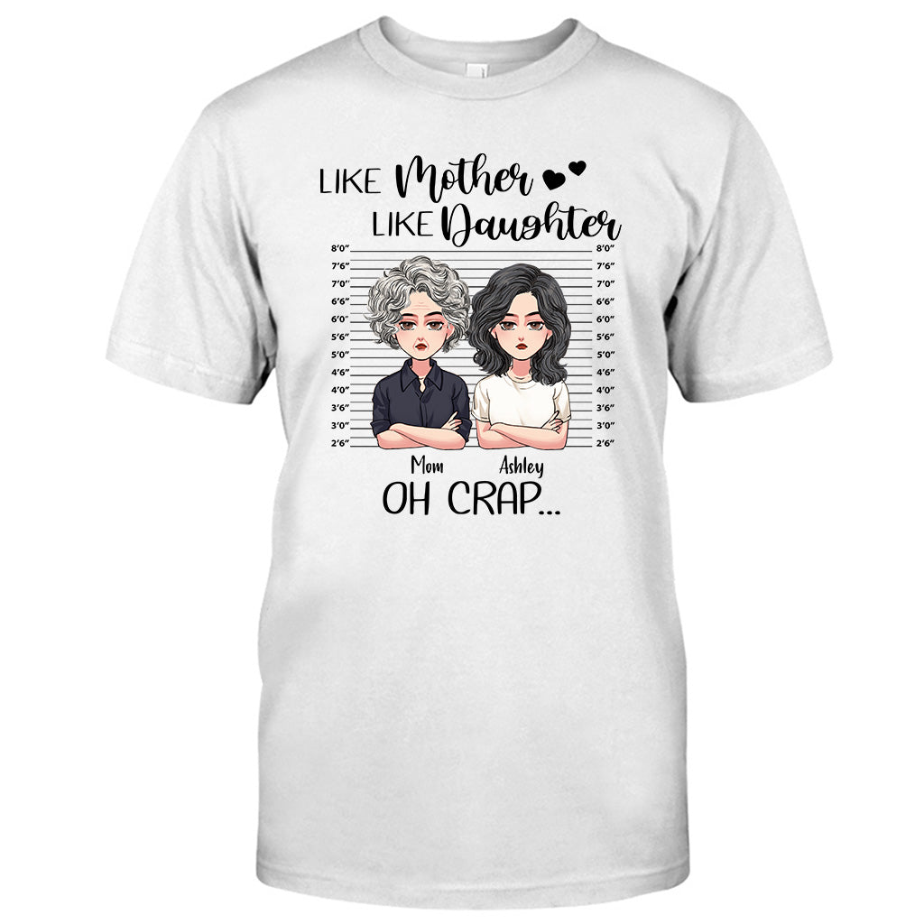 Like Mother Like Daughter - Personalized Mother's Day Mother T-shirt and Hoodie