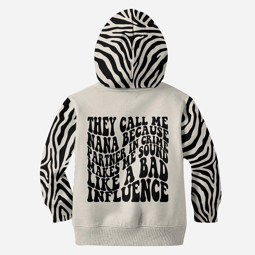 Nana Partners In Crime - Personalized Mother's Day Grandma Hoodie and Leggings