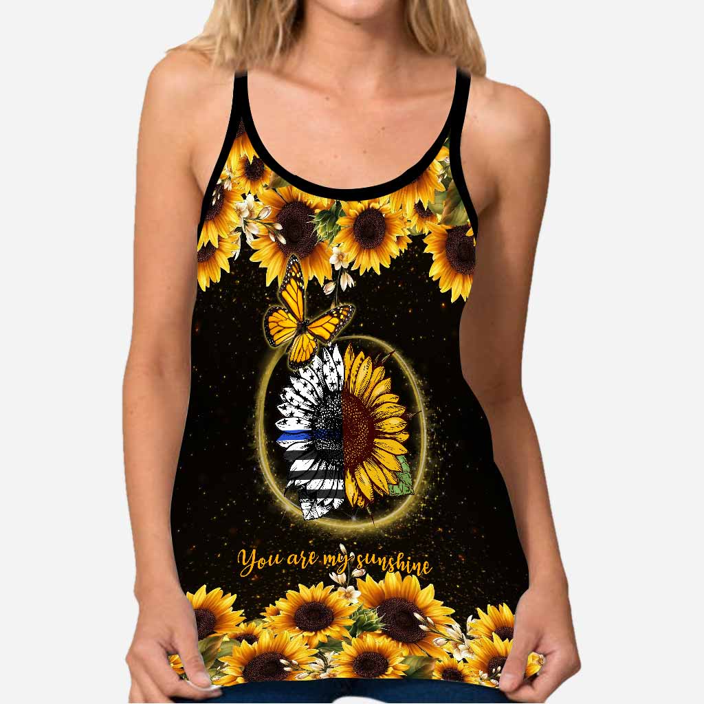You're My Sunshine - Police Officer Cross Tank Top
