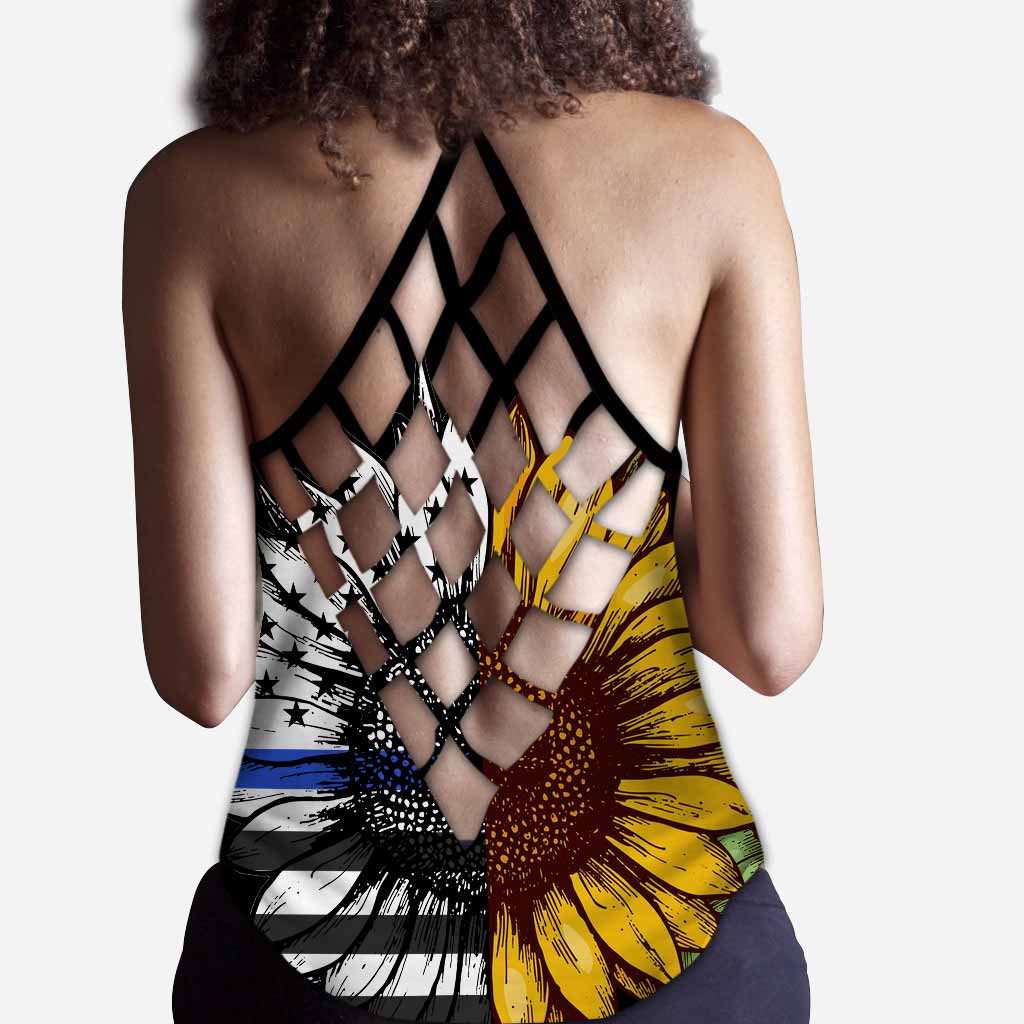 You're My Sunshine - Police Officer Cross Tank Top