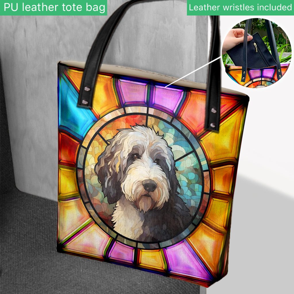 Colorful Paws - Personalized Dog Tote Bag