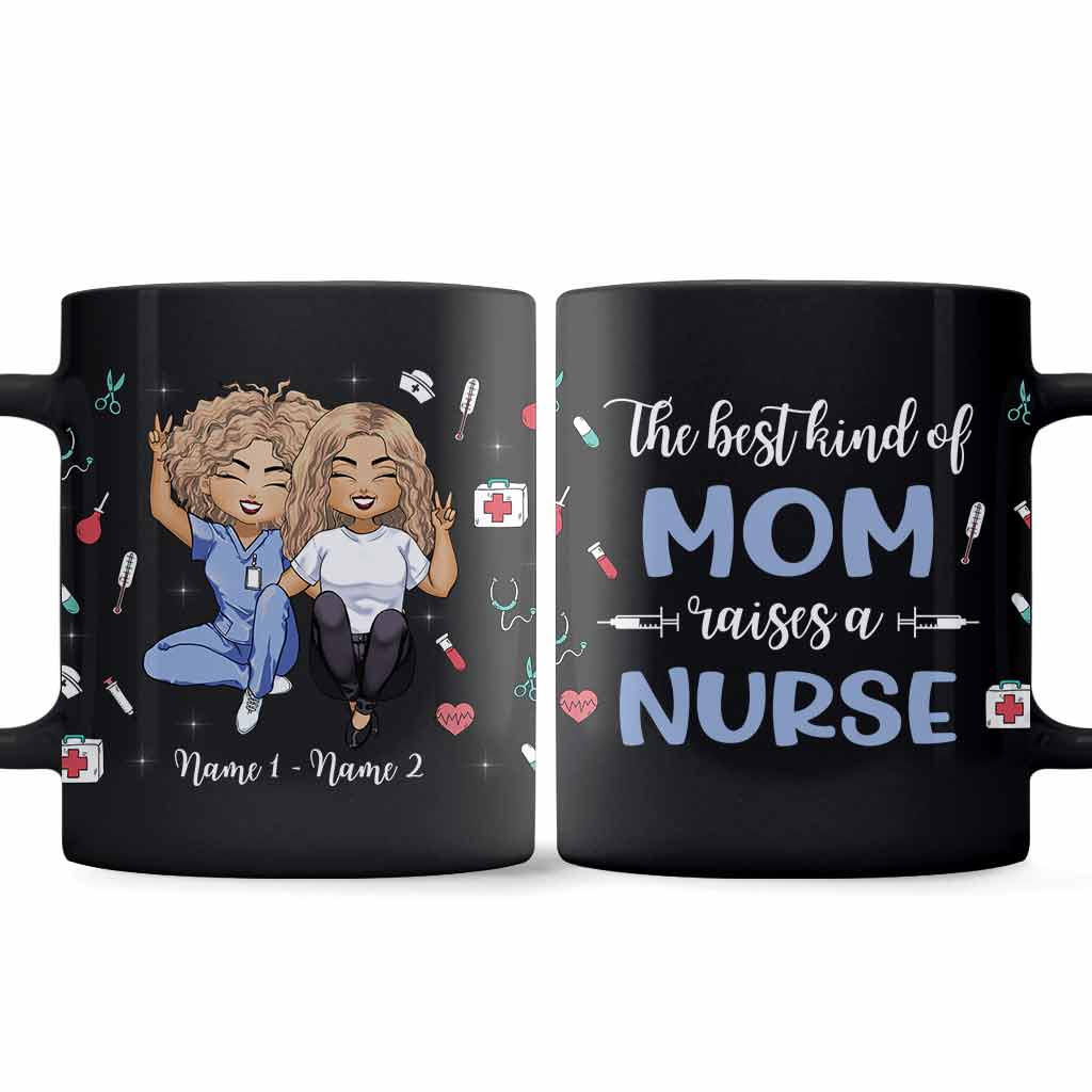 Die beste Mama aller Zeiten – Personalisierte Muttertags-Tasse für Krankenschwestern