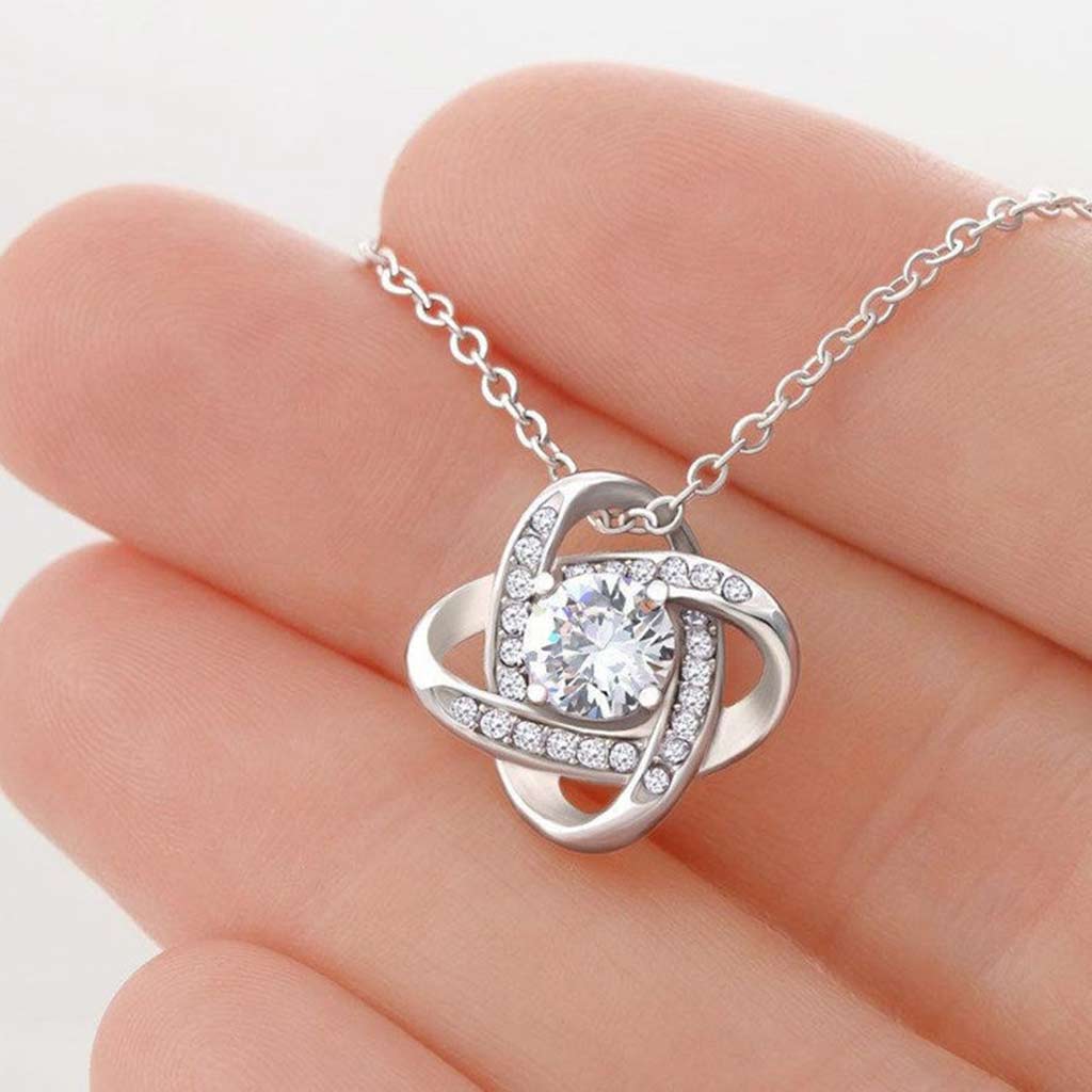 Friendship Is A Knot - Personalized Bestie Love Knot Necklace