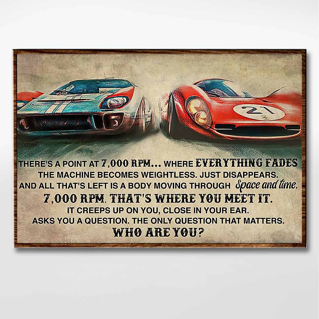 Who Are You - Racing Poster 062021