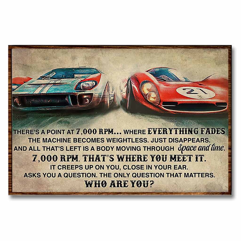 Who Are You - Racing Poster 062021