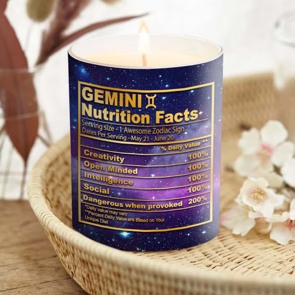 Never Undersestimate A Legend - Personalized Horoscope Candle With Wooden Lid
