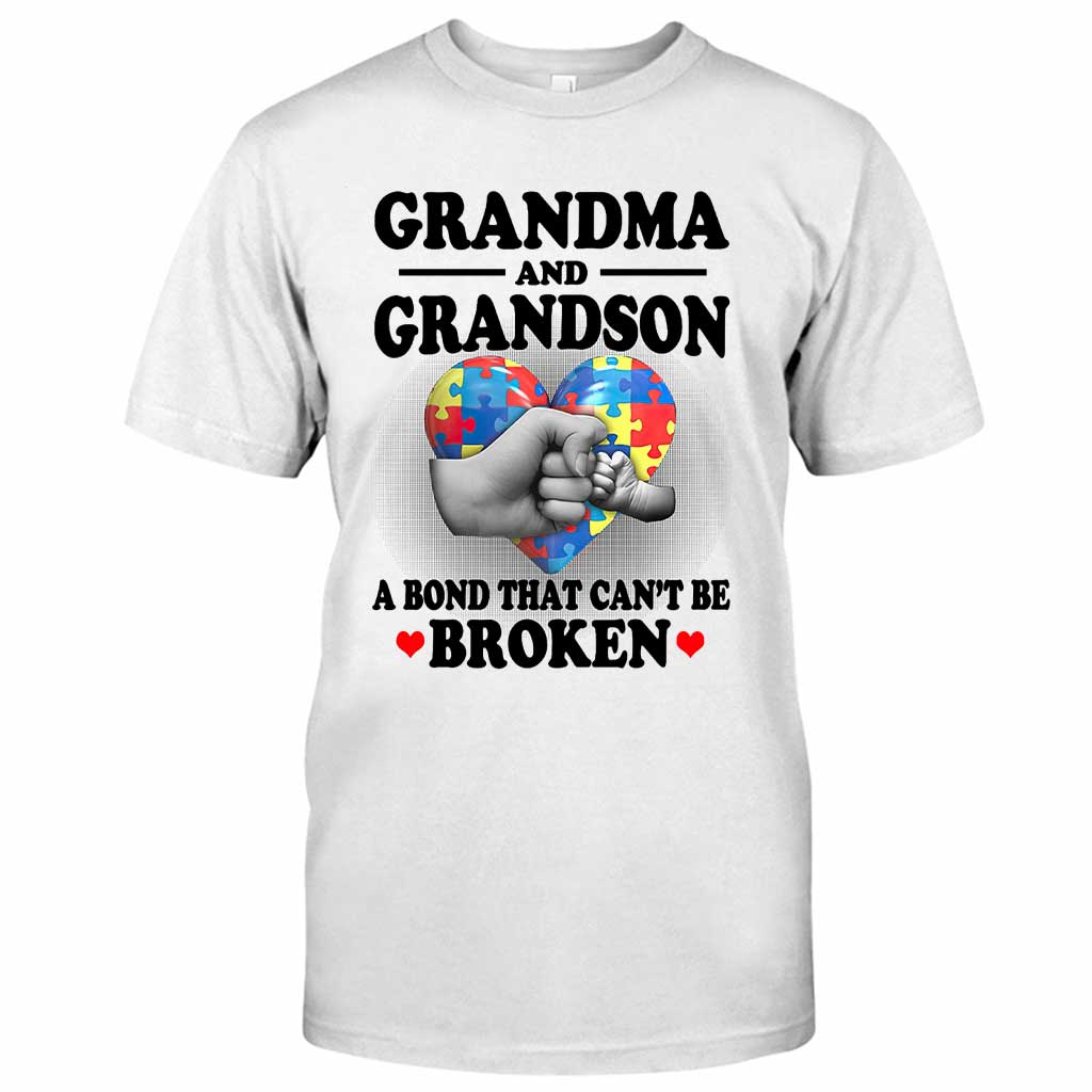 Oma und Enkel – T-Shirt und Hoodie zur Sensibilisierung für Autismus 062021