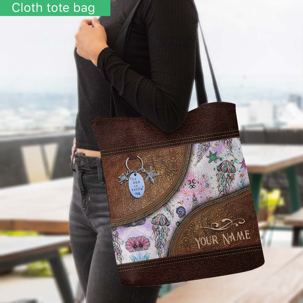 Love Sea Personalized Tote Bag