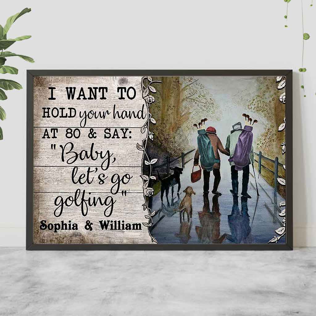 Baby Let's Go - Golf Personalized Poster 062021