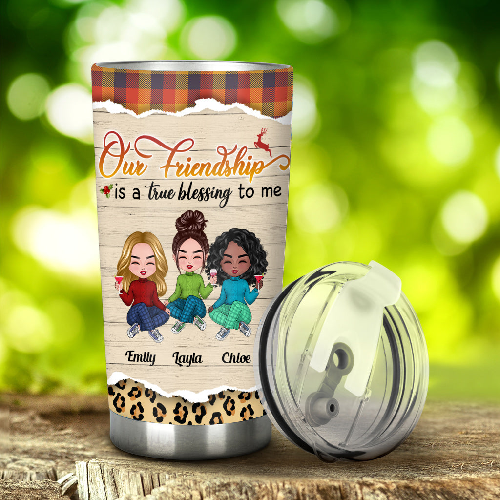 Our Friendship - Personalized Bestie Tumbler