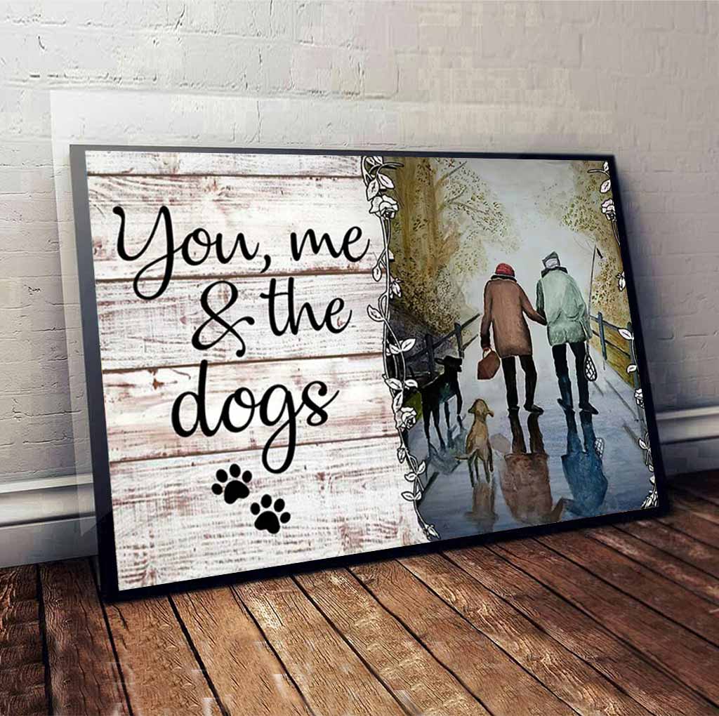 You, Me And The Dogs - Fishing Poster