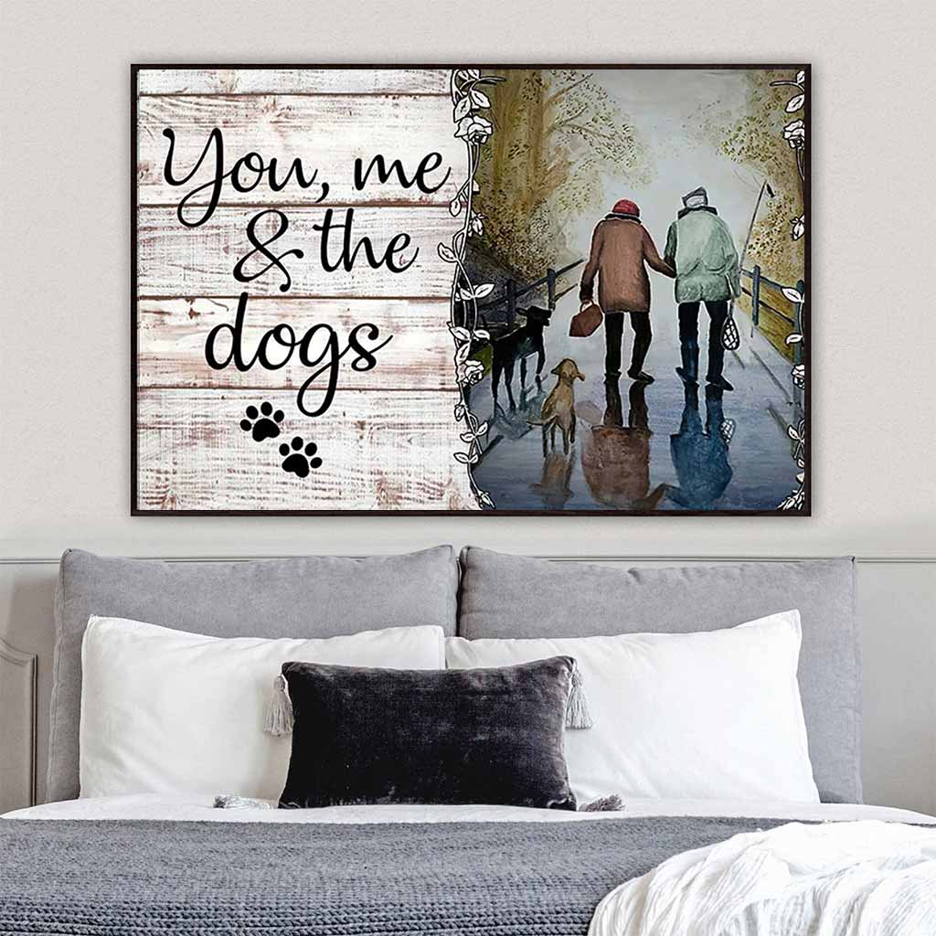 You, Me And The Dogs - Fishing Poster