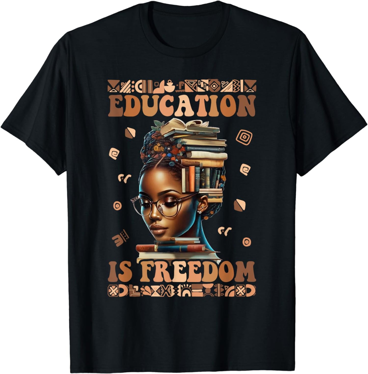 Bildung ist Freiheit – T-Shirt & Hoodie für Afroamerikaner 0224
