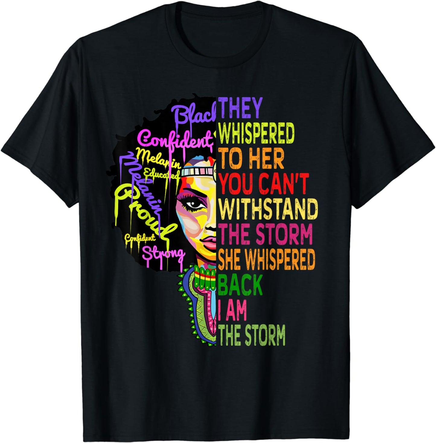 Sie ist der Sturm – T-Shirt & Hoodie für Afroamerikanerinnen 0224