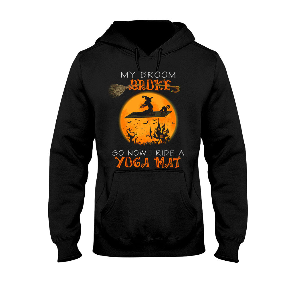 My Broom Broke Halloween T-shirt And Hoodie 092021