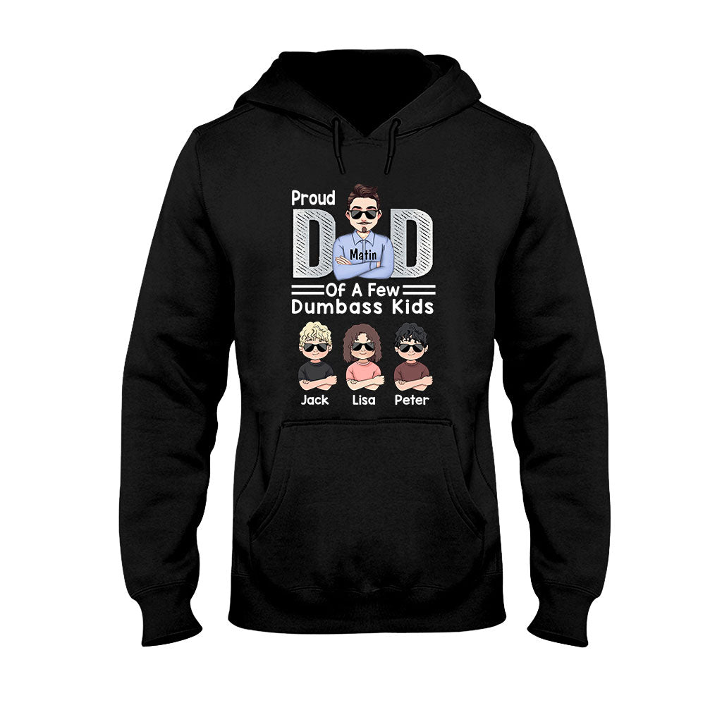 Proud Dad Of A Few - Personalized Father's Day Father T-shirt and Hoodie