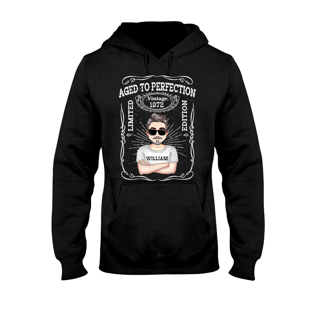 Aged To Perfection - Personalized Birthday T-shirt and Hoodie