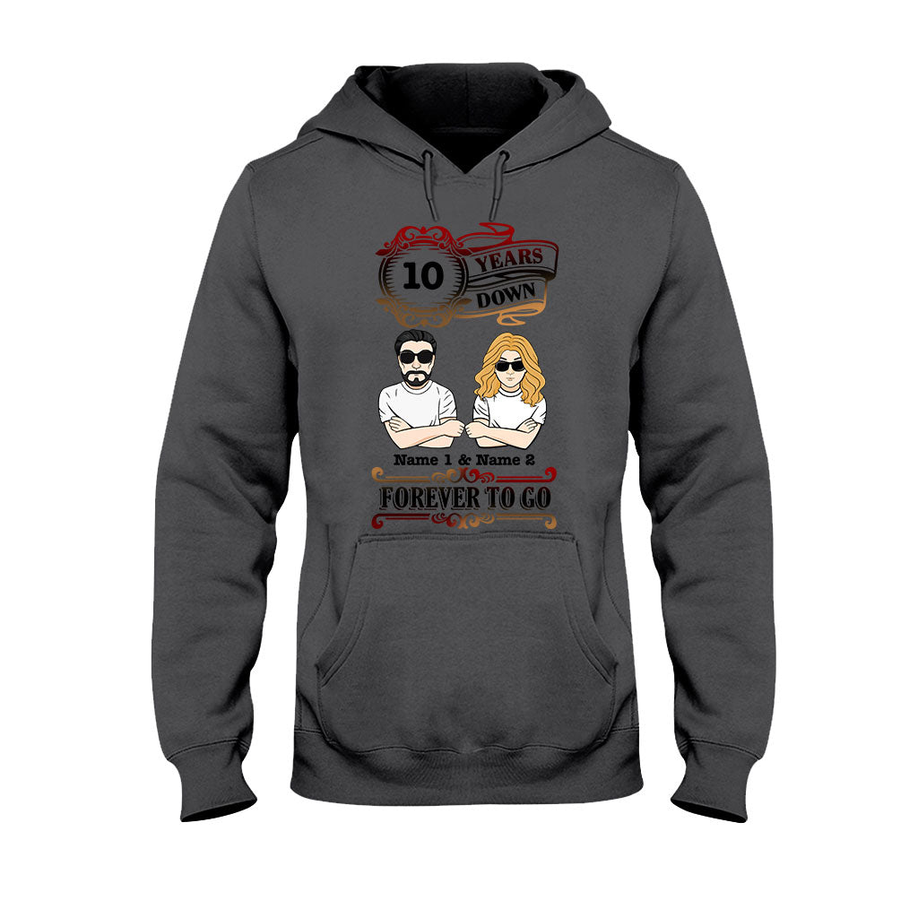 Forever To Go - Personalized Couple T-shirt and Hoodie