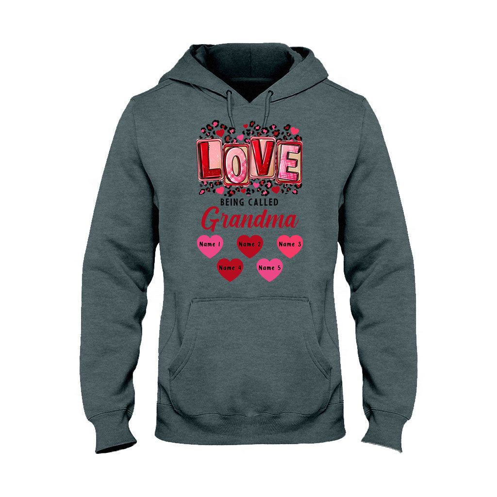 Love Being Called Grandma - Personalized Grandma T-shirt and Hoodie