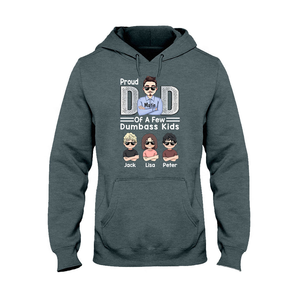 Proud Dad Of A Few - Personalized Father's Day Father T-shirt and Hoodie