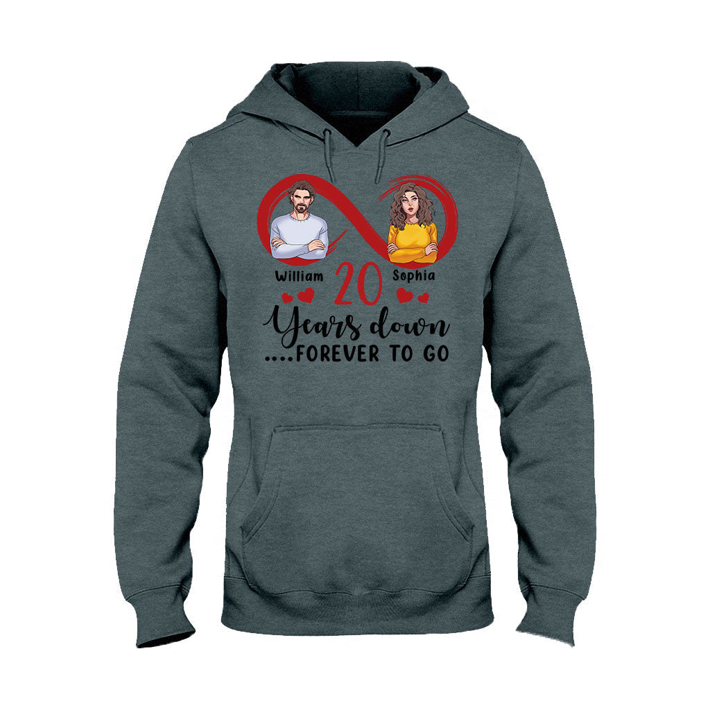 Forever To Go - Personalized Couple T-shirt and Hoodie