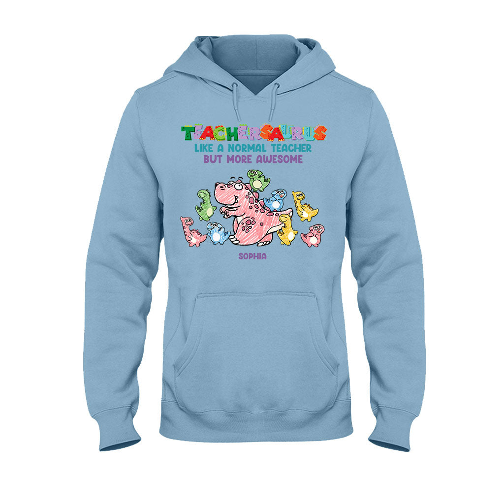 Teachersaurus - Personalized Teacher T-shirt and Hoodie