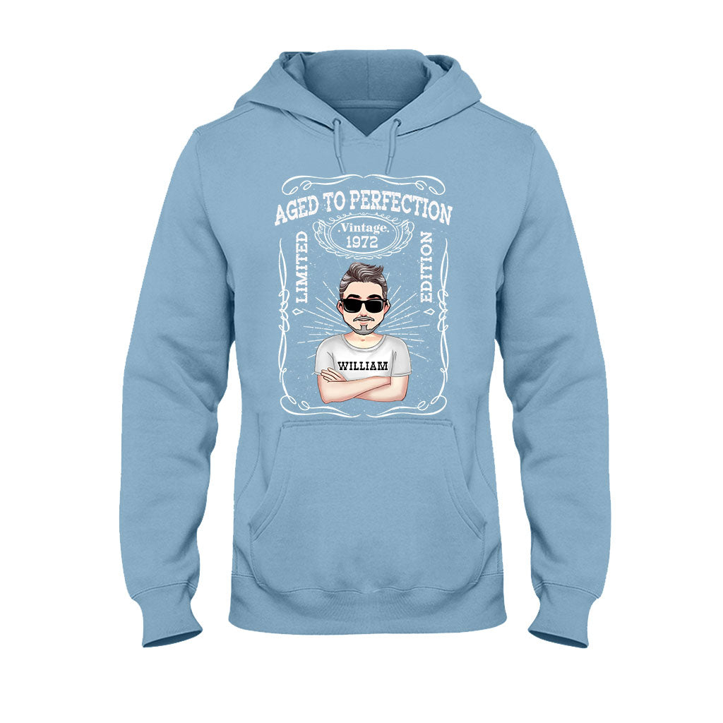 Aged To Perfection - Personalized Birthday T-shirt and Hoodie