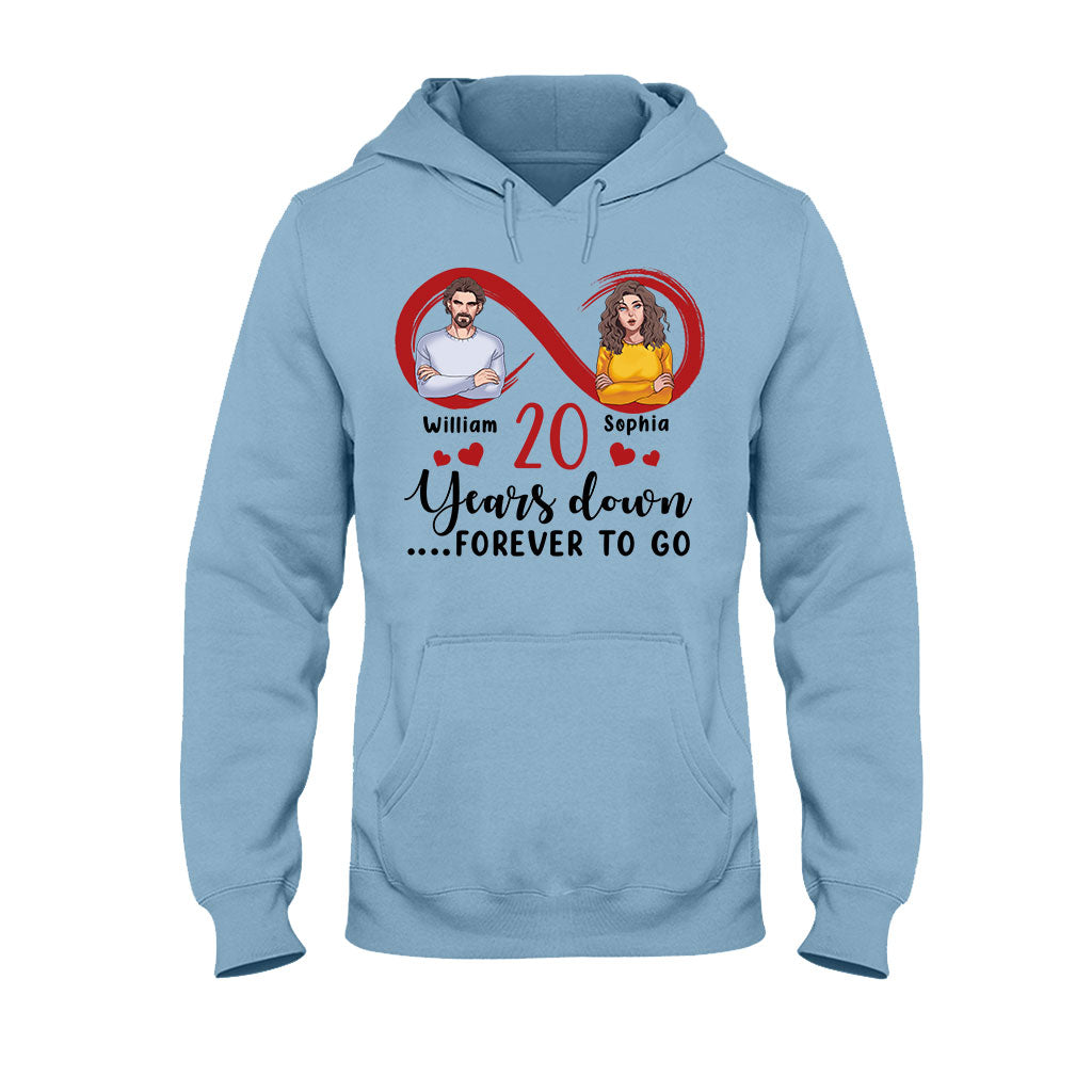 Forever To Go - Personalized Couple T-shirt and Hoodie