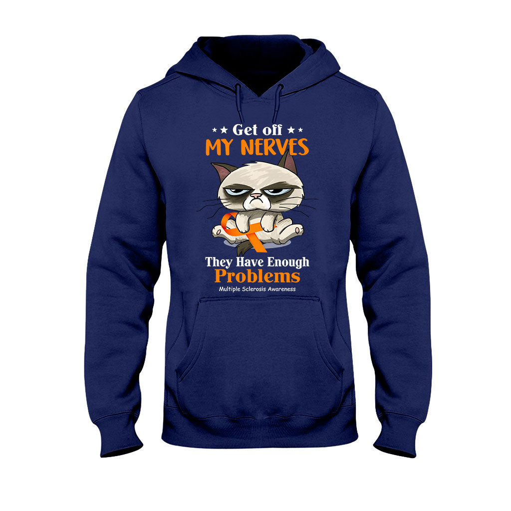 Get Off My Nerves - Multiple Sclerosis Awareness T-shirt And Hoodie 092021