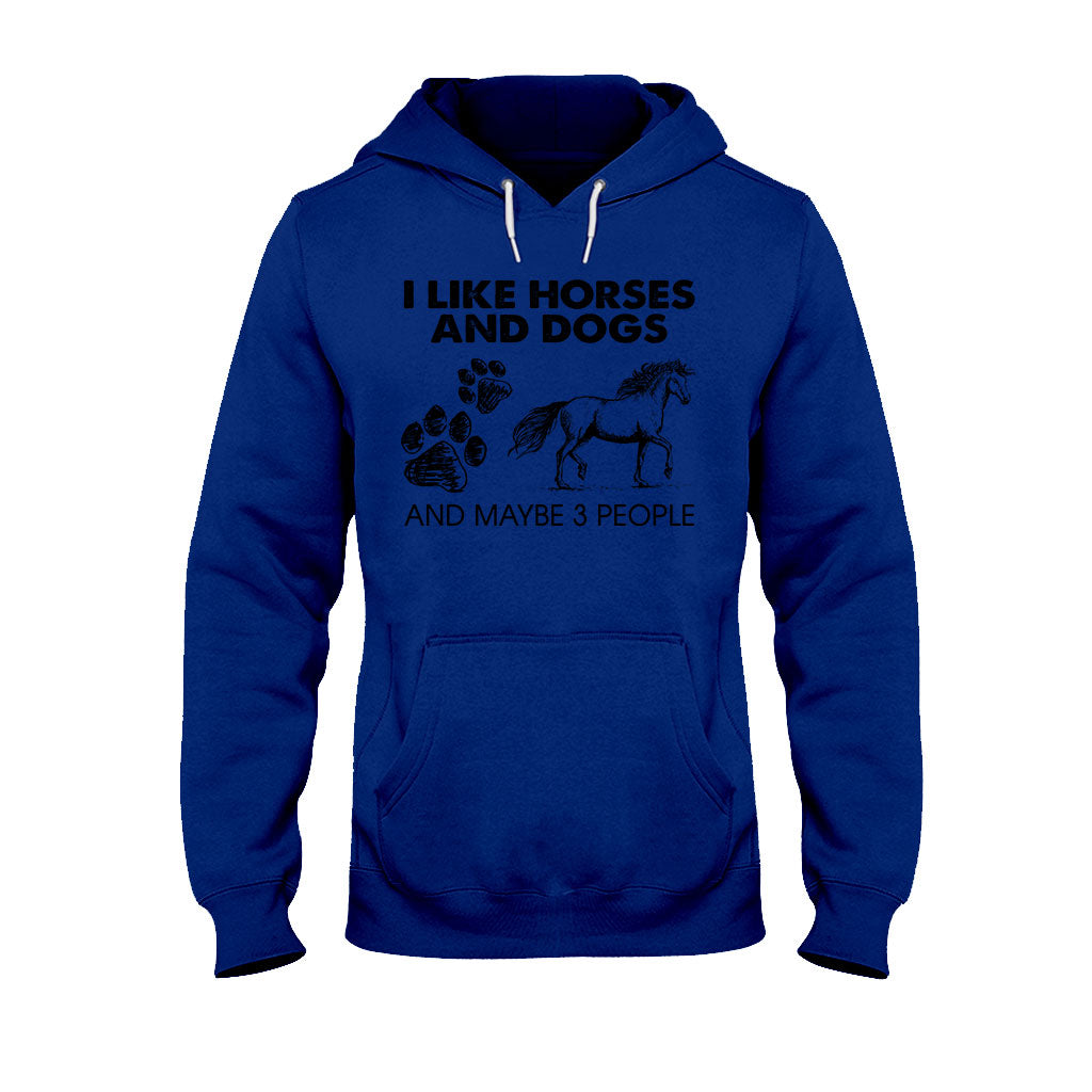 Like 3 People - Horse T-shirt And Hoodie 062021