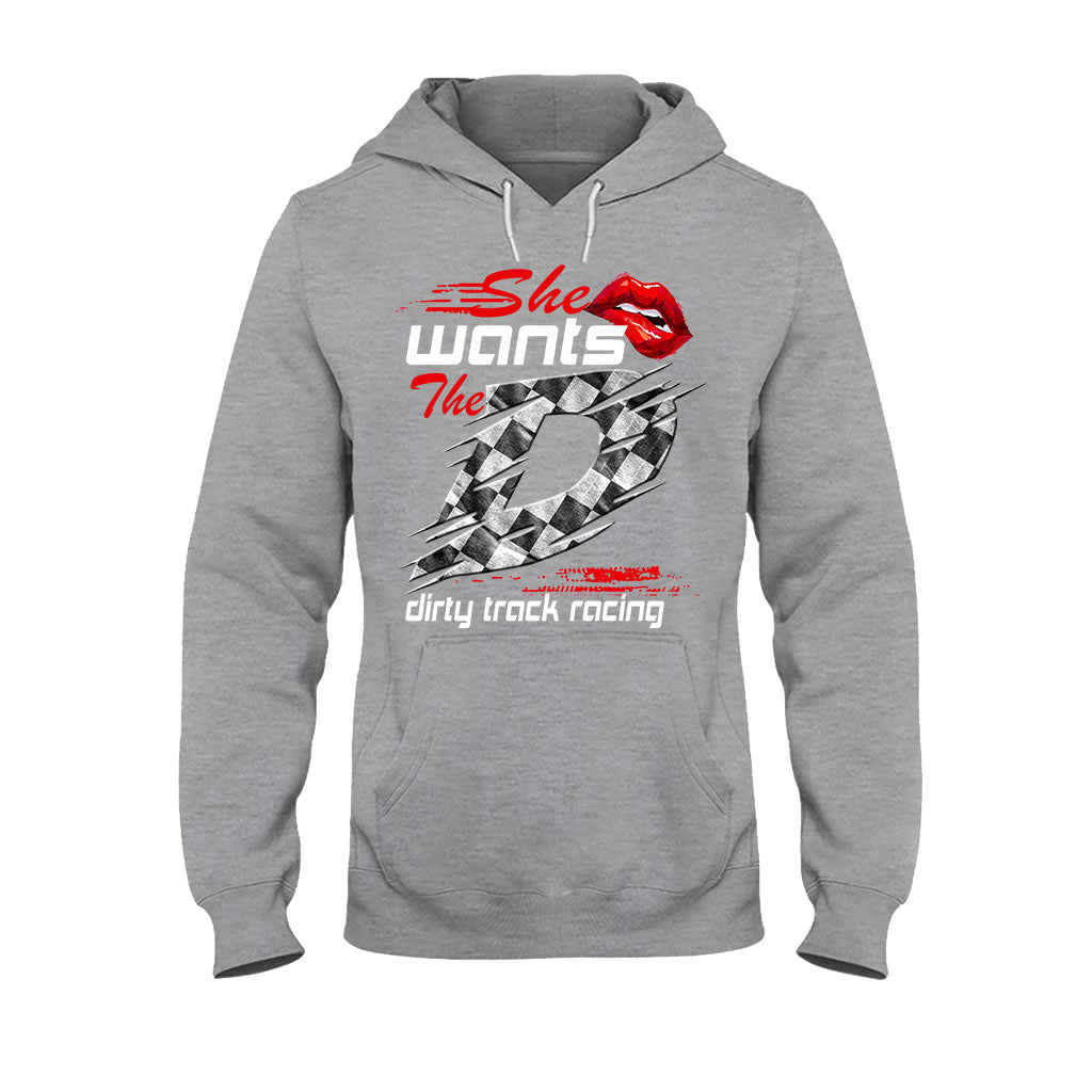 She Wants The D - Personalized Racing T-shirt and Hoodie