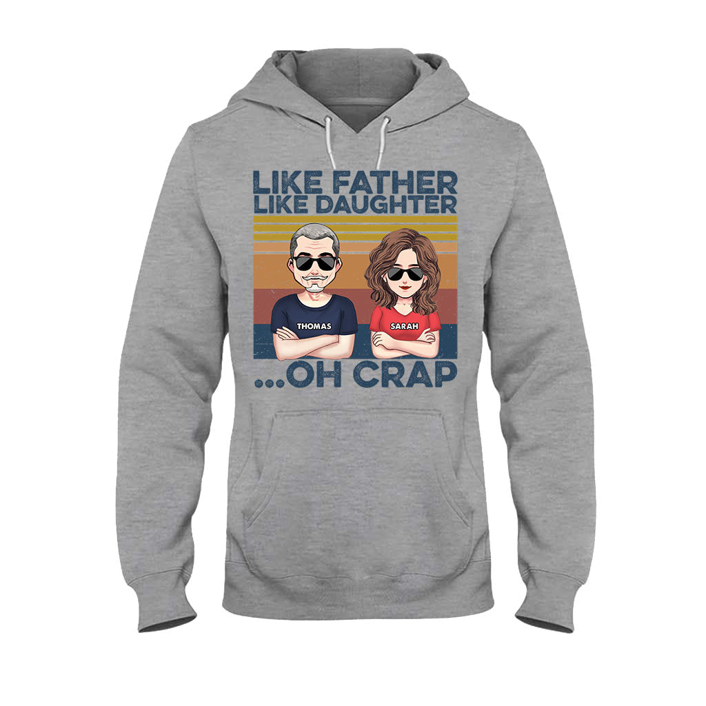 Like Father Like Son - Gift for dad, dad - Personalized T-shirt And Hoodie