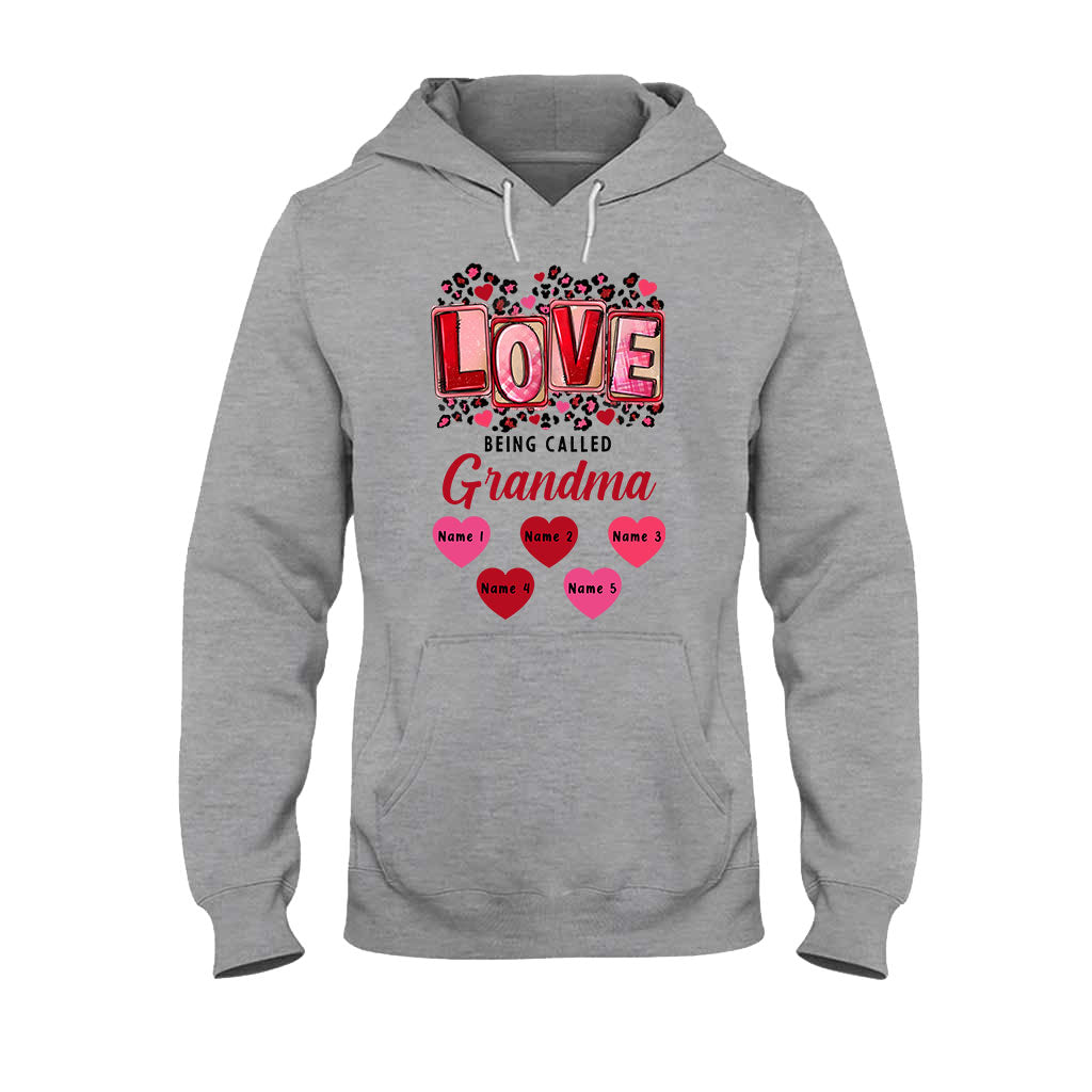 Love Being Called Grandma - Personalized Grandma T-shirt and Hoodie