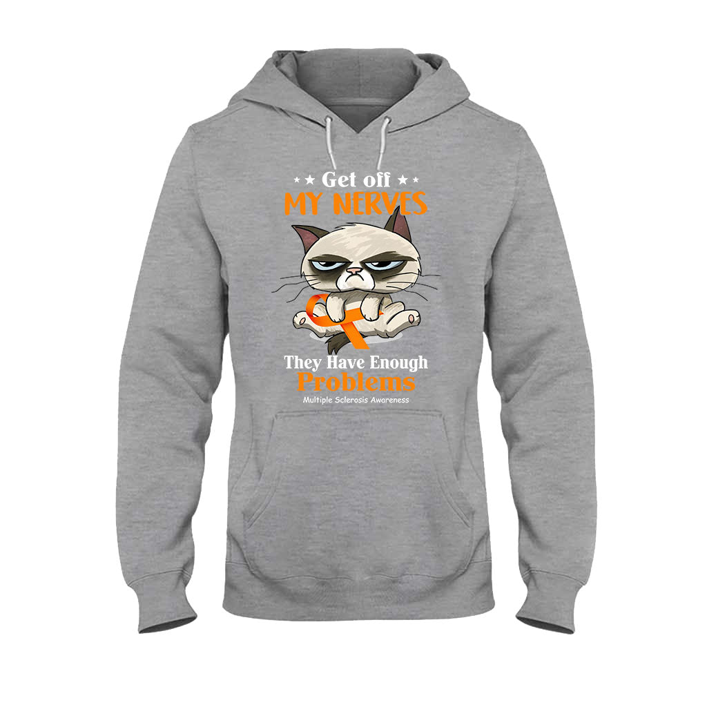 Get Off My Nerves - Multiple Sclerosis Awareness T-shirt And Hoodie 092021