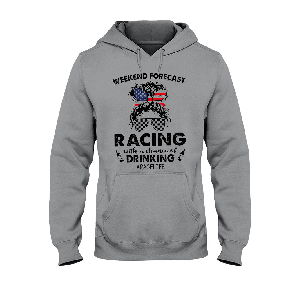 Weekend Forecast - Racing T-shirt And Hoodie 082021