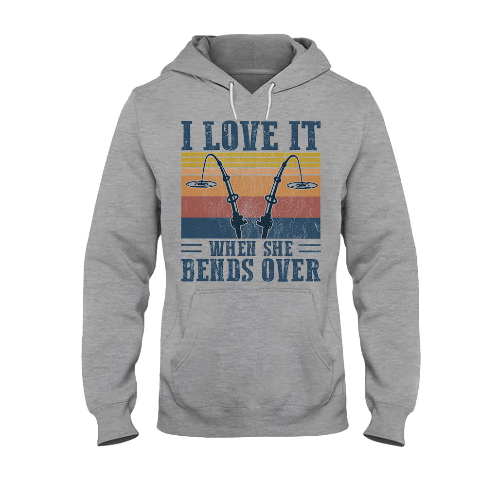 I Love It When It Bend Over - Fishing T-shirt and Hoodie 112021