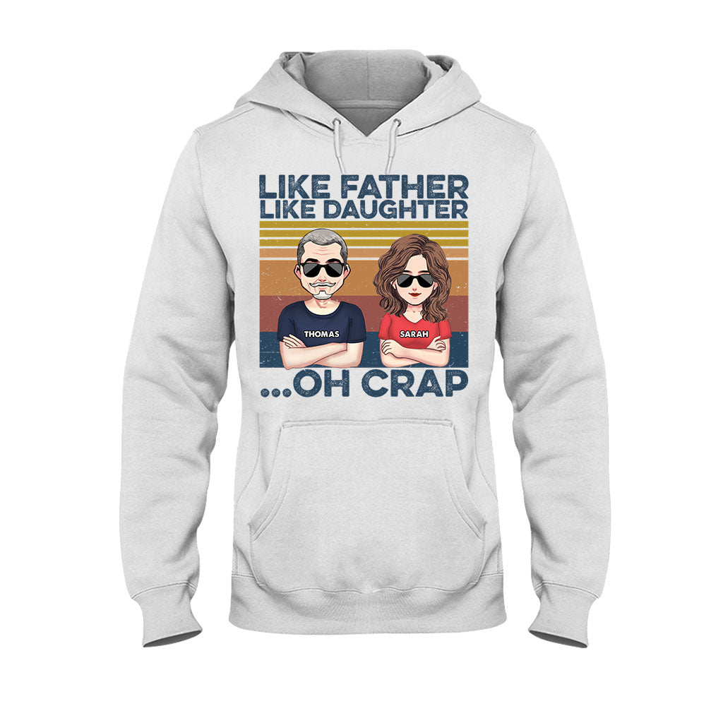 Like Father Like Son - Gift for dad, dad - Personalized T-shirt And Hoodie
