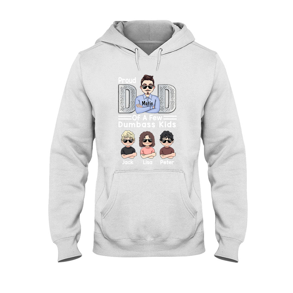 Proud Dad Of A Few - Personalized Father's Day Father T-shirt and Hoodie