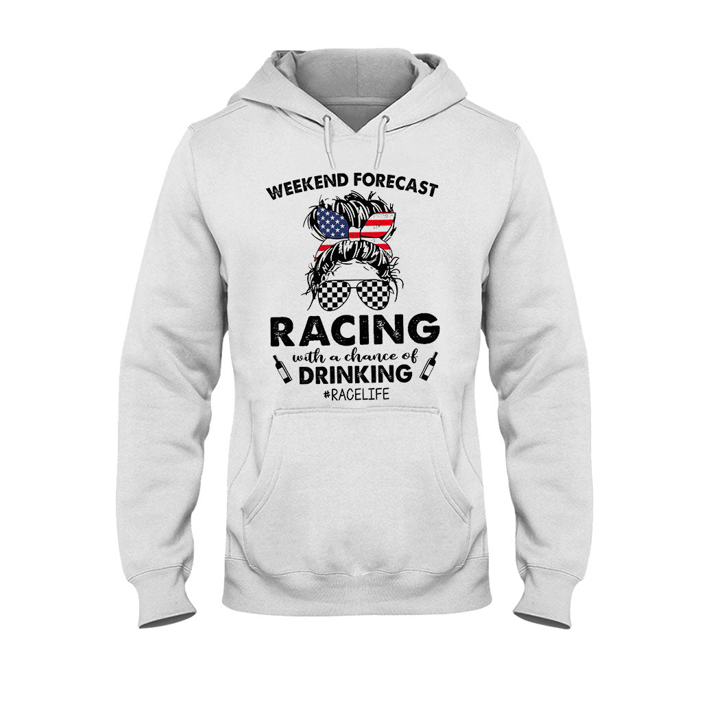 Weekend Forecast - Racing T-shirt And Hoodie 082021
