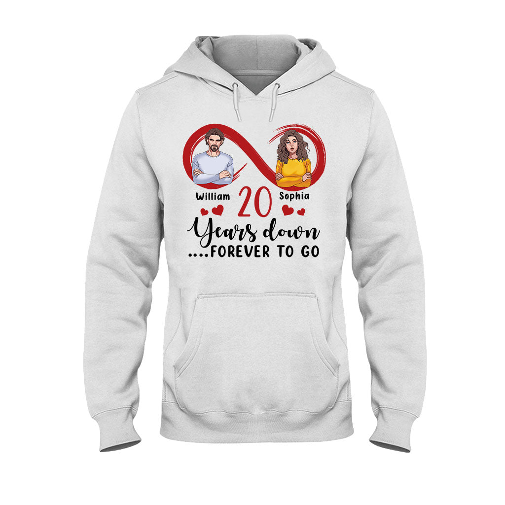 Forever To Go - Personalized Couple T-shirt and Hoodie
