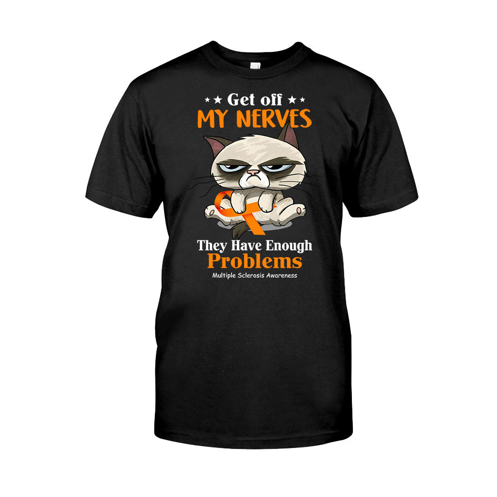 Get Off My Nerves - Multiple Sclerosis Awareness T-shirt And Hoodie 092021
