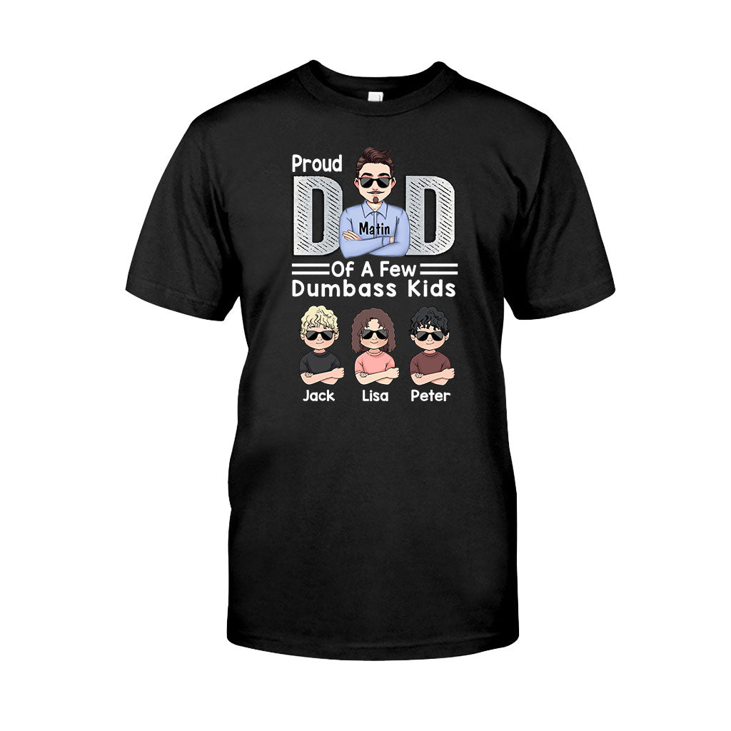 Proud Dad Of A Few - Personalized Father's Day Father T-shirt and Hoodie