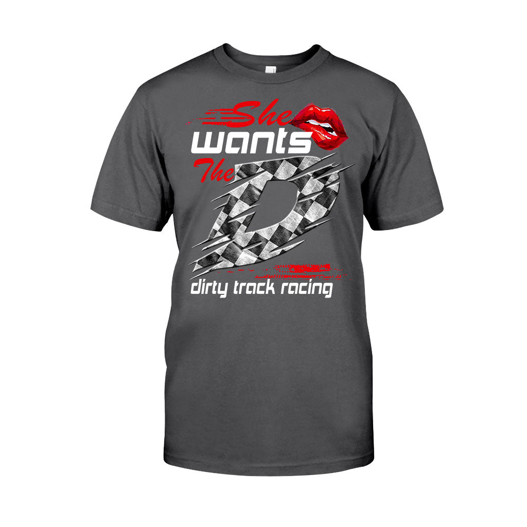 She Wants The D - Personalized Racing T-shirt and Hoodie