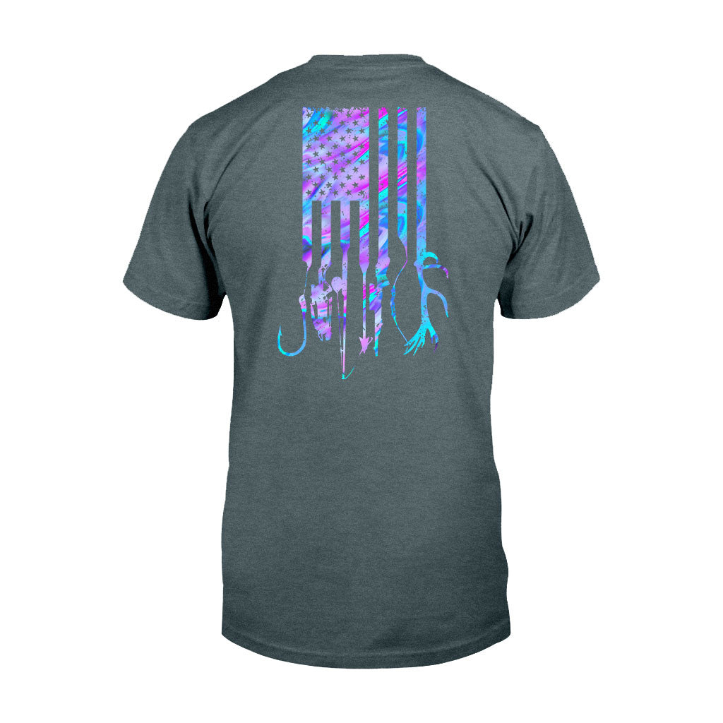 Love Fishing - Personalized Fishing T-shirt and Hoodie